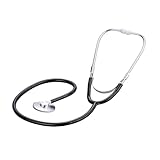 Medi-Inn Flachkopf-Stethoskop SCHWARZ - ultraleicht, nickelfrei, flaches Bruststück, 1-Schlauch-Y-System, weiche Ohroliven Medi-Inn Flachkopf-Stethoskop SCHWARZ - ultraleicht, nickelfrei, flaches Bruststück, 1-Schlauch-Y-System, weiche Ohroliven