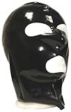 LATE X Latex Kopfmaske schwarz