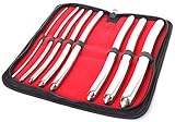Harnröhren Dilator Set - 8 Metallsonden mit Doppelenden 3mm bis 18mm Profiqualität von MedTekCo lebenslange Garantie